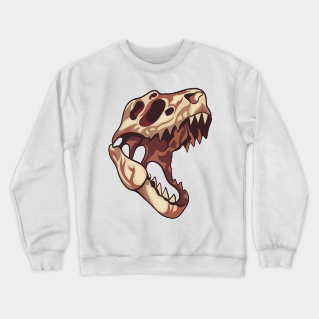 Dinosaur skull Crewneck Sweatshirt by Holailustra